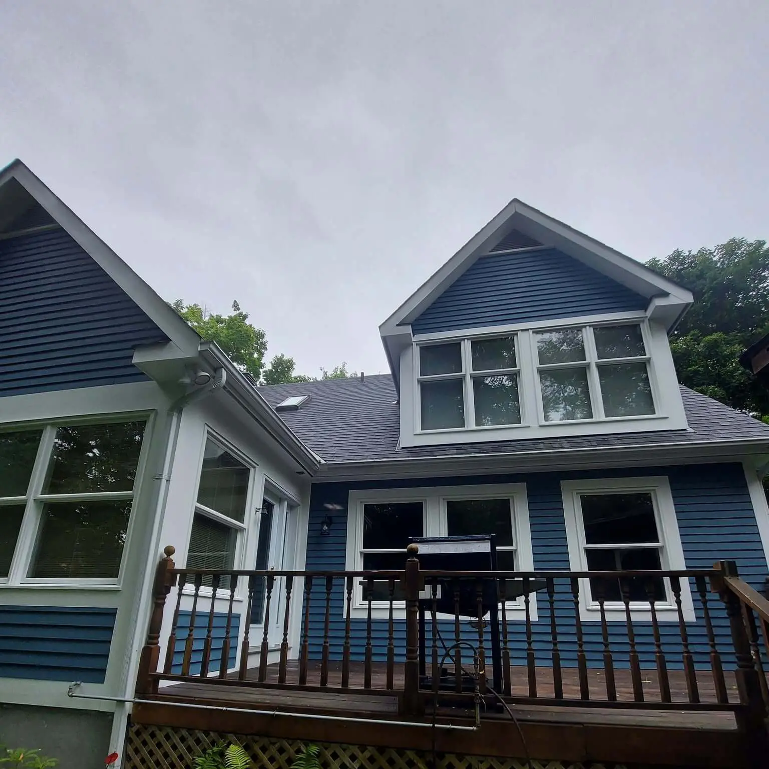 finished exterior painting project