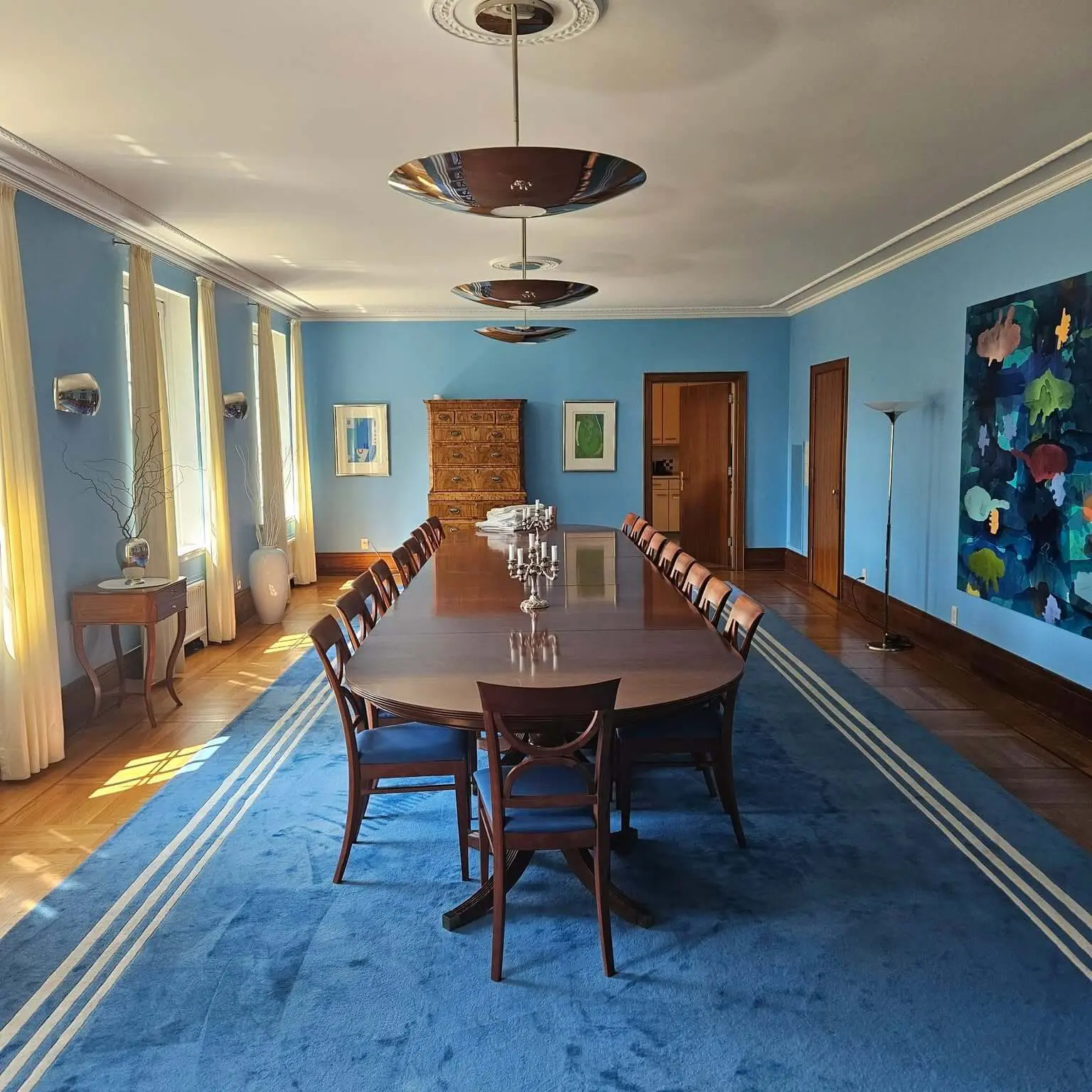 finished interior painting project